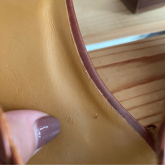 Sezane Natacha Heeled Sandals Woven Heritage Chocolate Brown - Picture 16 of 16